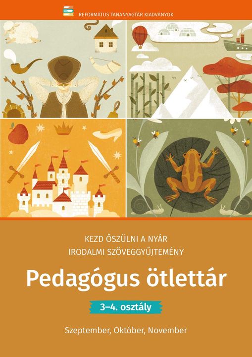 Miklya Luzsányi Mónika és Miklya Zsolt 3-4. évfolyamos diákok számára készült szöveggyűjteményének első, őszi kötetéhez készült pedagógus ötlettár.